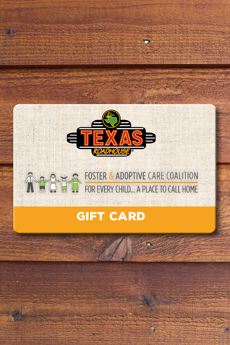 Gift Cards Foster & Adoptive Care Coalition