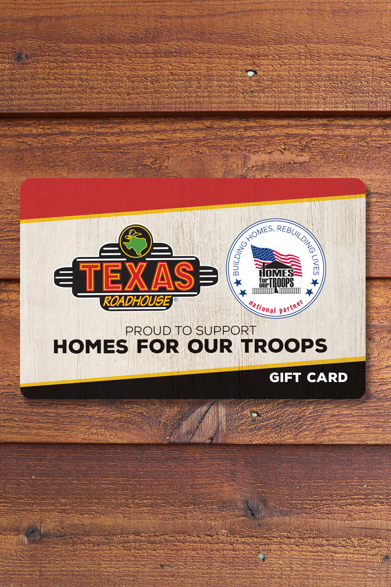 Homes For Our Troops Gift Cards
